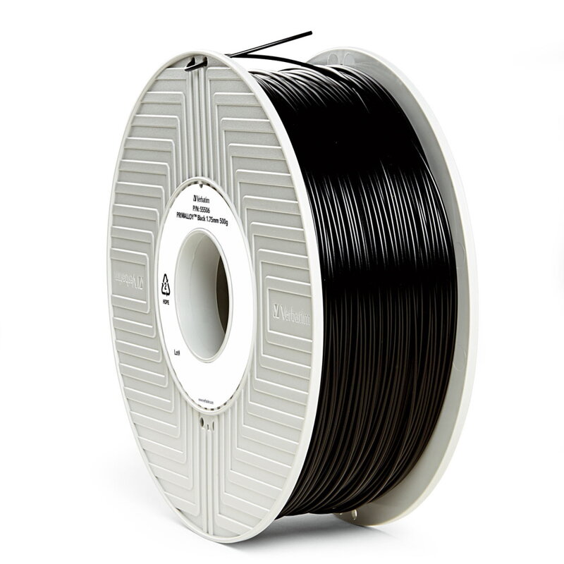 Tefabloc TPE FILAMENT 1.75 mm Black Verbatim 0.5 kg